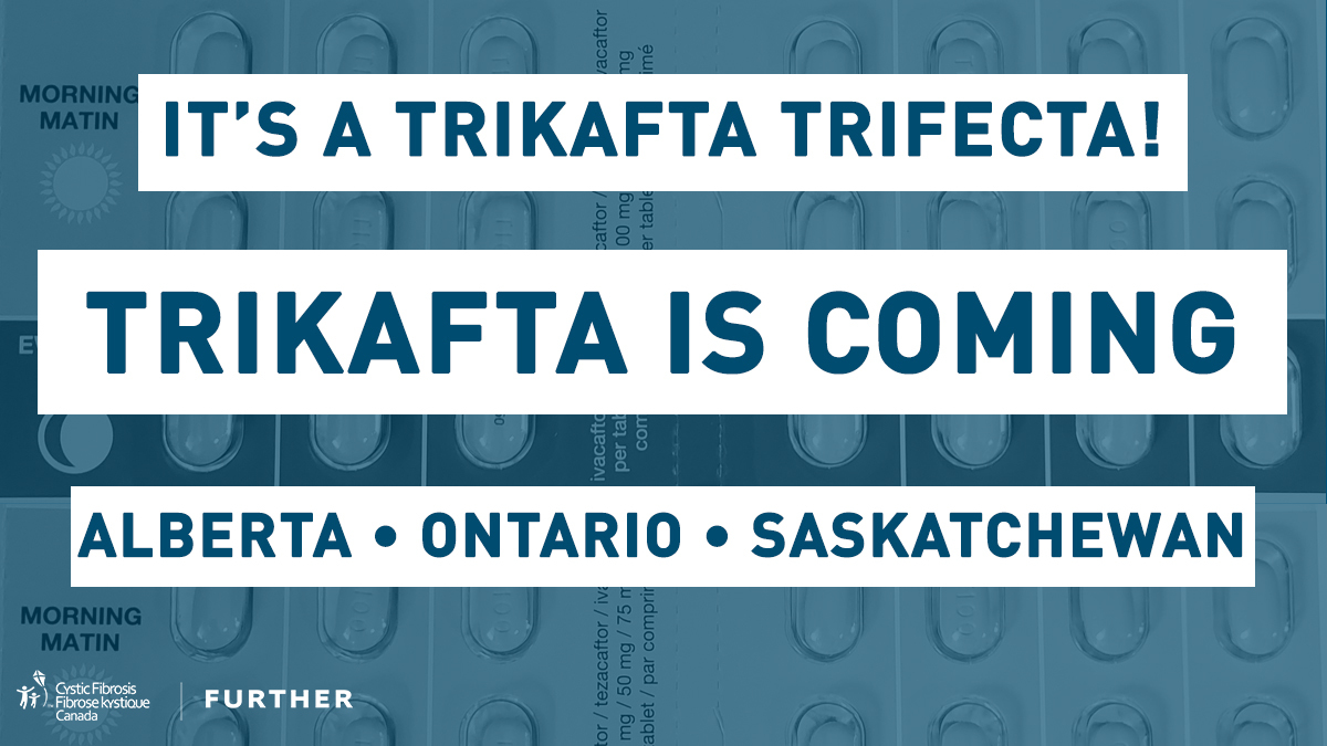 Trikafta is coming to Alberta, Ontario and Saskatchewan.
